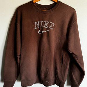 Vintage Nike Brown Crewneck Pullover